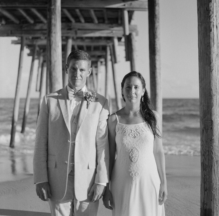 Cassie and Jimmy's wedding at the Love Boat in Frisco, NC