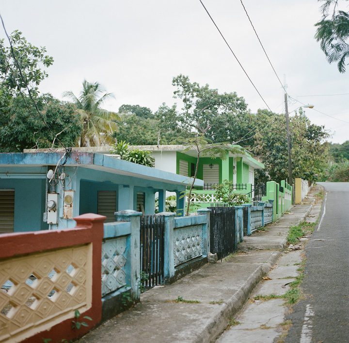Streets and Houses in Isabel II Vieques Puerto Rico