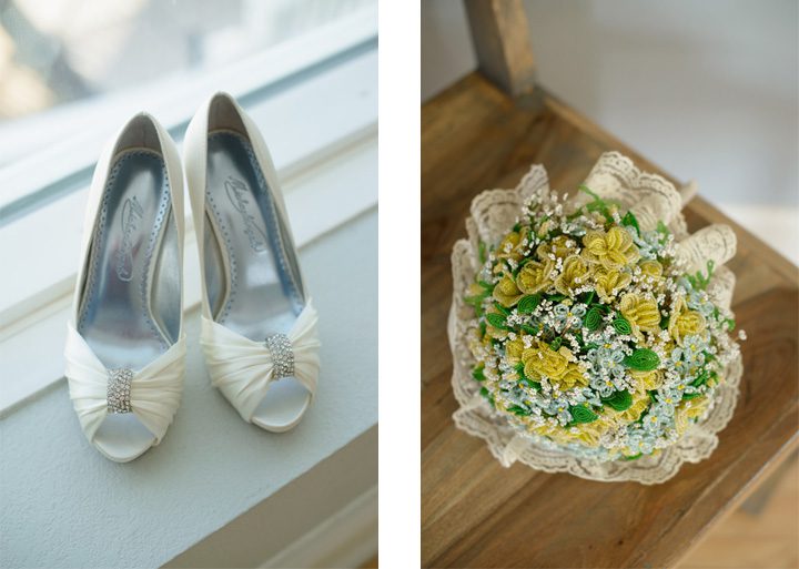 Caitlin and Hunter's Outer Banks beach wedding in Corolla, NC Shoes 03