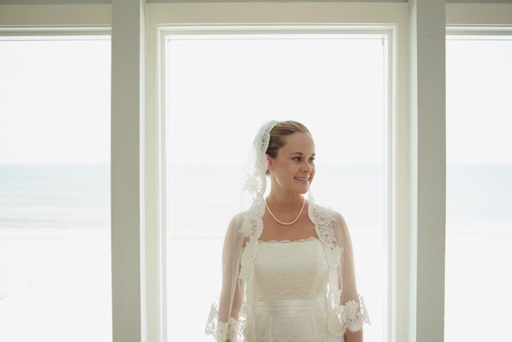 Caitlin and Hunter's Outer Banks beach wedding in Corolla, NC Bridal Portrait 10