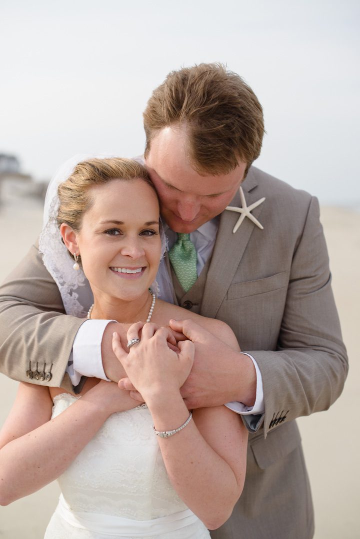 Caitlin and Hunter's Outer Banks beach wedding in Corolla, NC Portrait