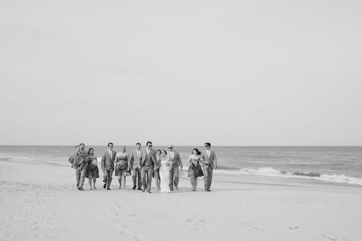 Caitlin and Hunter's Outer Banks beach wedding in Corolla, NC Wedding Party