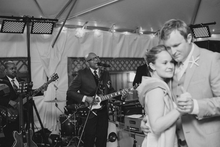 Caitlin and Hunter's Outer Banks beach wedding in Corolla, NC Reception Dancing