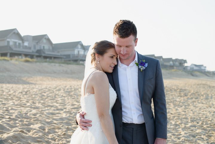 Kelly and Simon Outer Banks Wedding Portrait by Neil GT Photography