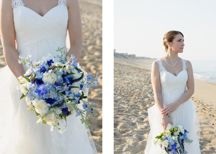 Kelly and Simon Outer Banks Wedding Bridal Portrait by Neil GT Photography