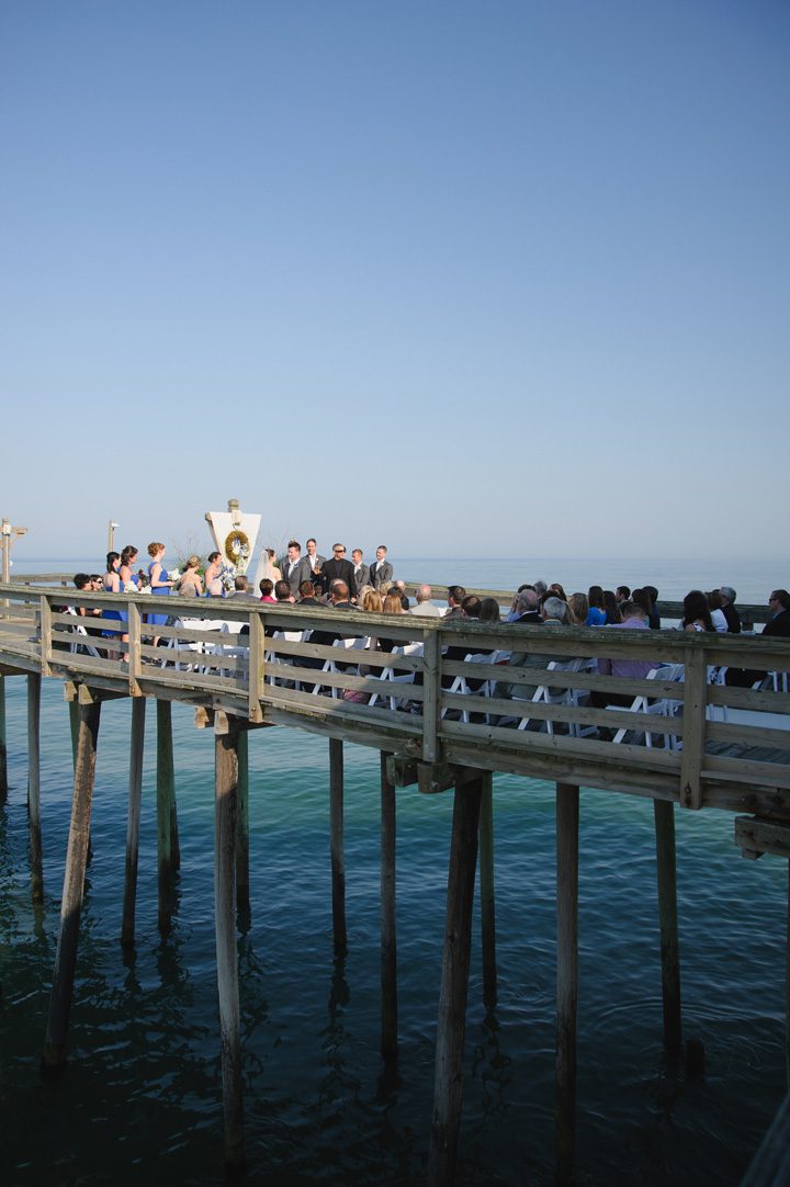 Kelly and Simon Outer Banks Wedding Hilton Pier Ceremony by Neil GT Photography