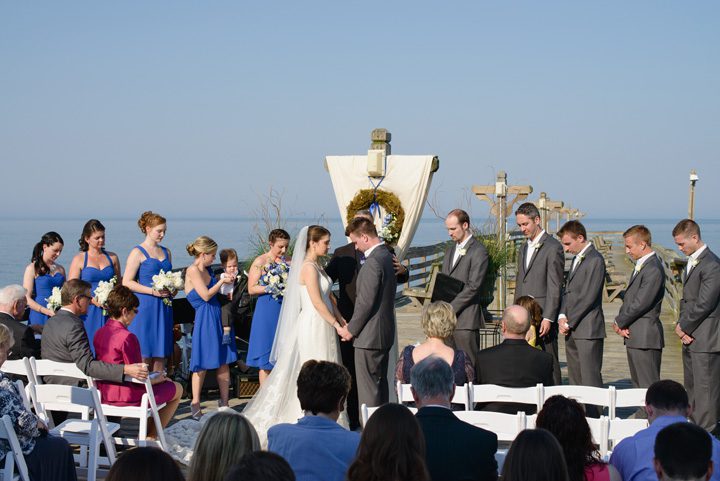 Kelly and Simon Outer Banks Wedding Ceremony by Neil GT Photography