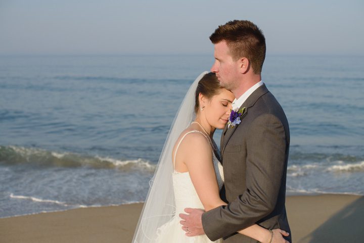 Kelly and Simon Outer Banks Beach Wedding Portrait by Neil GT Photography