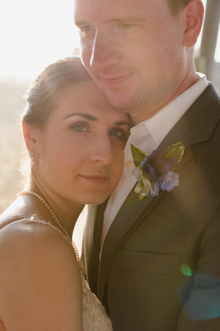 Kelly and Simon Outer Banks Beach Wedding Portrait by Neil GT Photography