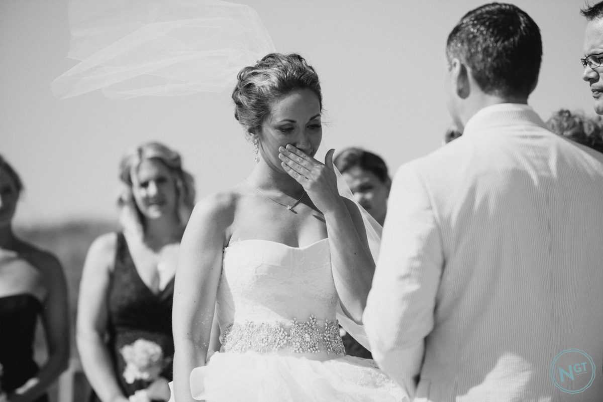 Outer Banks wedding photography by Neil GT Photography ceremony moment