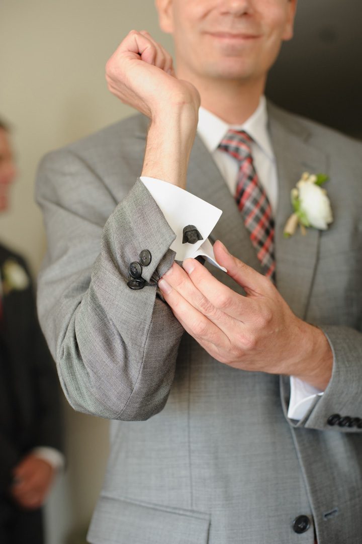 Outer Banks wedding photographer at the Sanderling Resort cufflinks