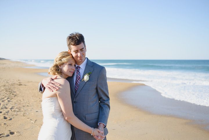 Outer Banks wedding photographer at the Sanderling Resort wedding portrait