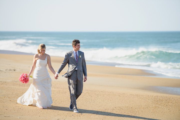 Outer Banks wedding photographer at the Sanderling Resort wedding photographer portrait