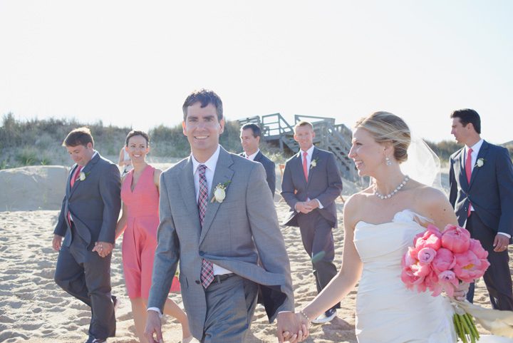 Outer Banks wedding photographer at the Sanderling Resort wedding party