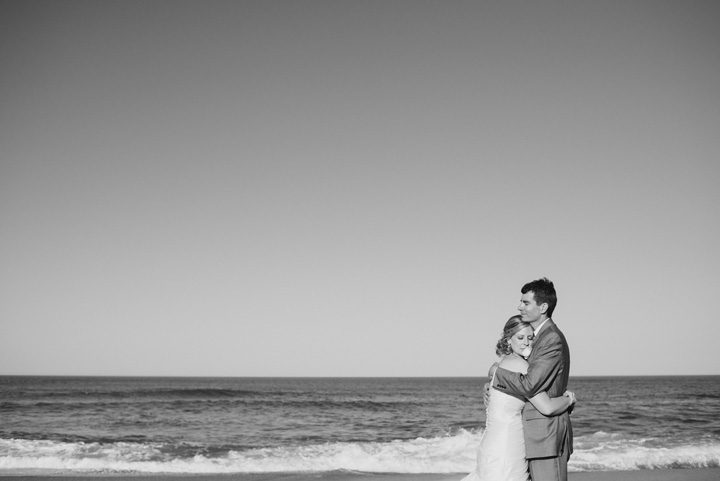 Outer Banks wedding photographer at the Sanderling Resort minimal