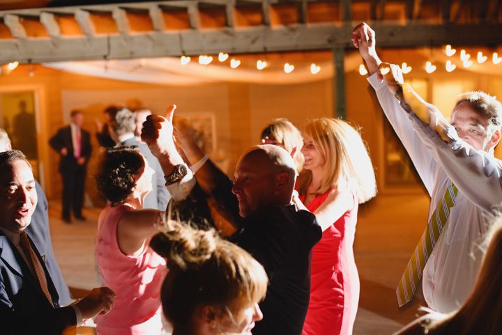Outer Banks wedding photographer at the Sanderling Resort fun dancing