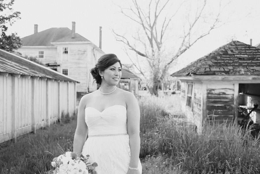 Michele and Zach wedding on Roanoke Island Outer Banks by Neil GT Photography old house portrait