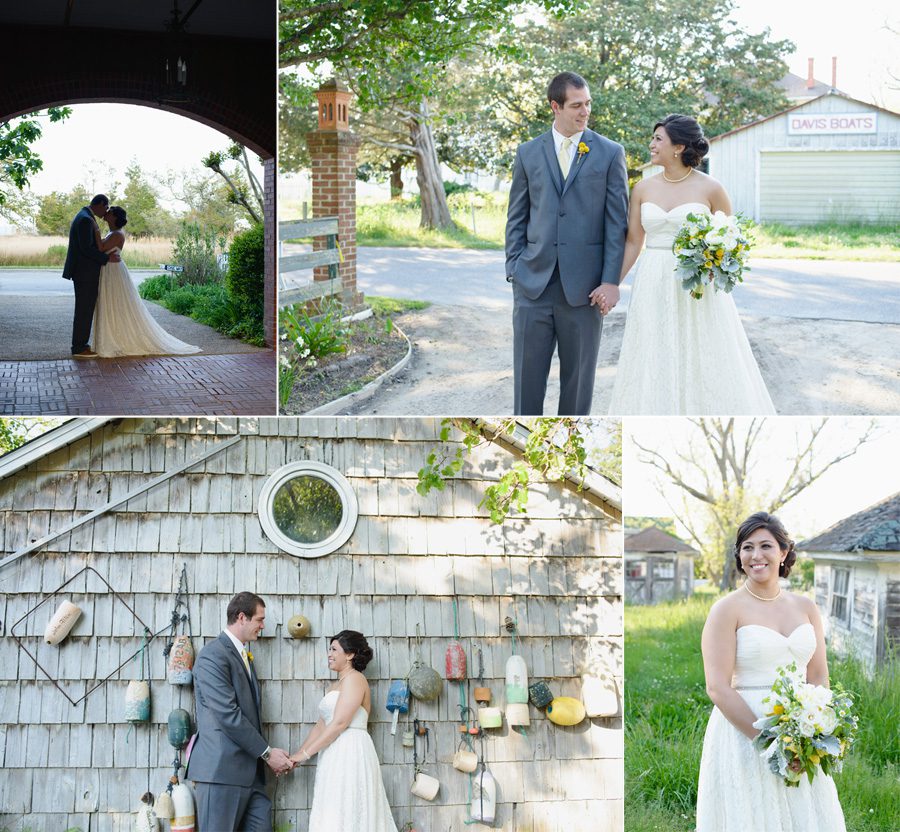 Michele and Zach wedding on Roanoke Island Outer Banks by Neil GT Photography bride and groom portraits