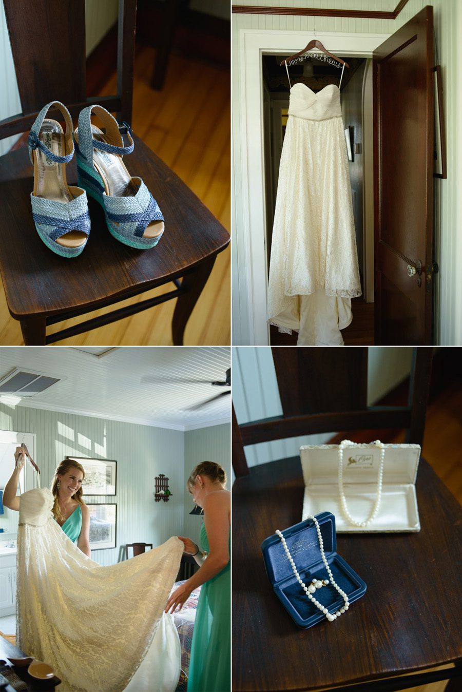 Michele and Zach wedding on Roanoke Island Outer Banks by Neil GT Photography getting ready details
