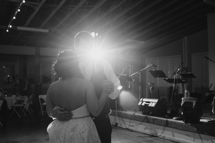 Michele and Zach wedding on Roanoke Island Outer Banks by Neil GT Photography first dance