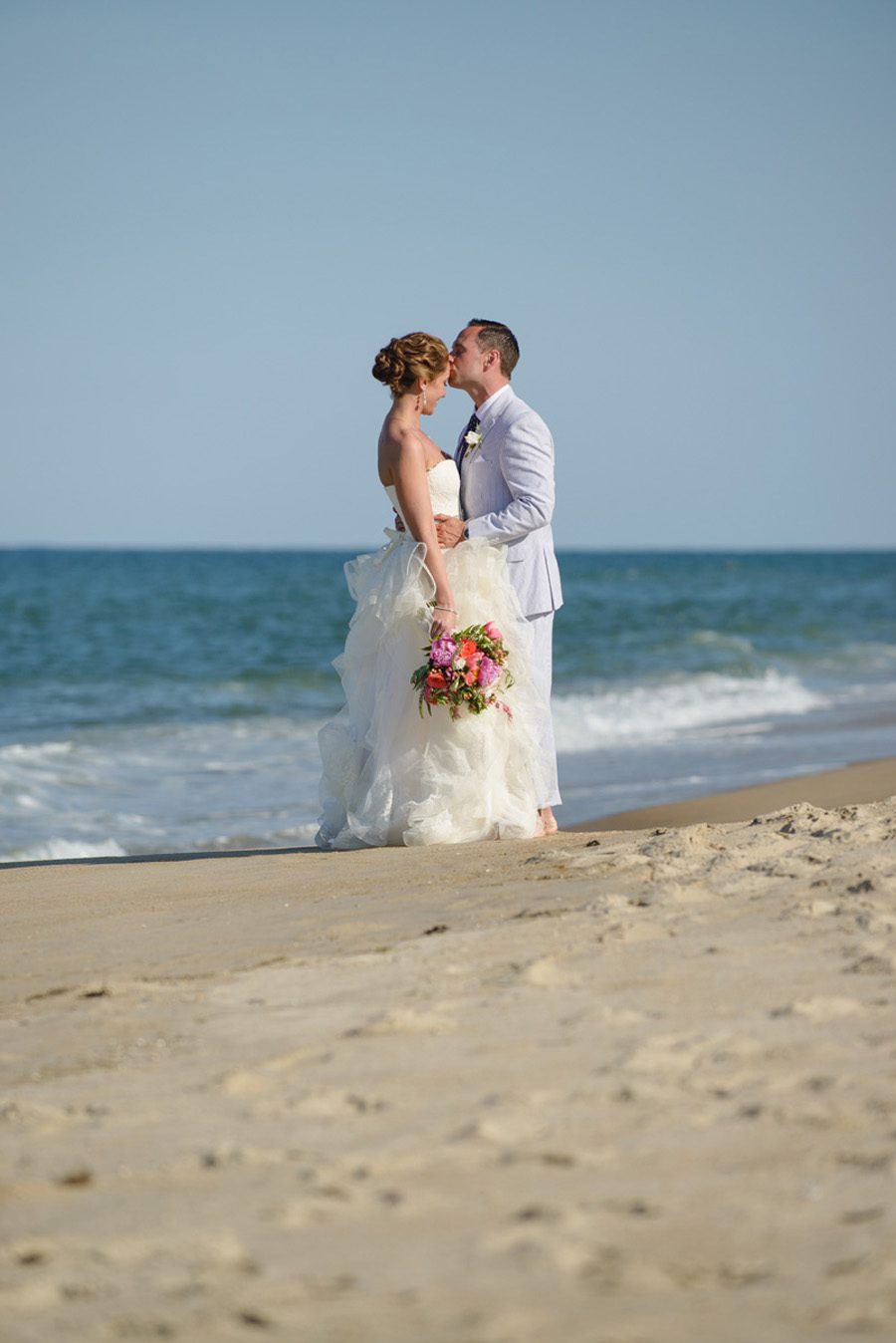 Jessica and Tom's Outer Banks wedding by Neil GT Photography Bride and Groom