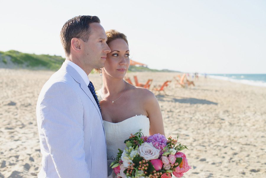 Jessica and Tom's Outer Banks wedding by Neil GT Photography Beach Portrait