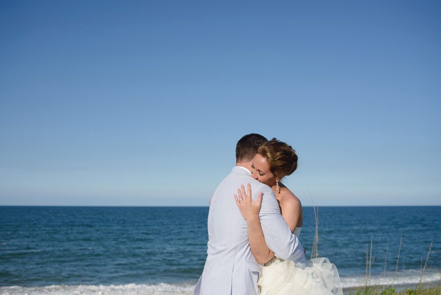 Jessica and Tom's Outer Banks wedding by Neil GT Photography Ocean Portrait