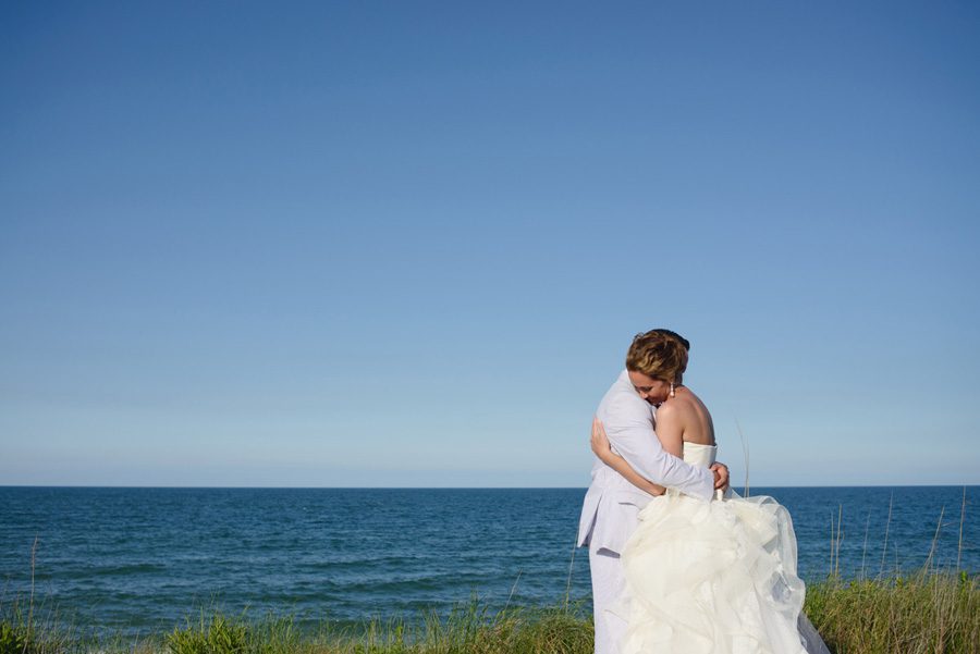 Jessica and Tom's Outer Banks wedding by Neil GT Photography Hug Portrait