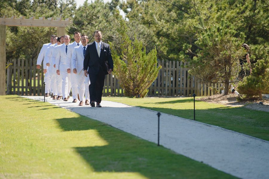 Jessica and Tom's Outer Banks wedding by Neil GT Photography Processional