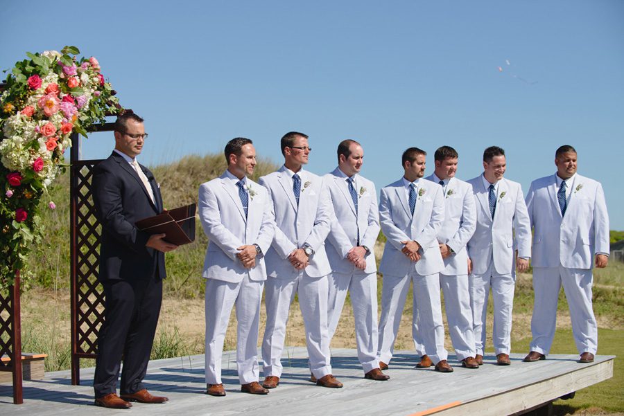 Jessica and Tom's Outer Banks wedding by Neil GT Photography Groomsmen