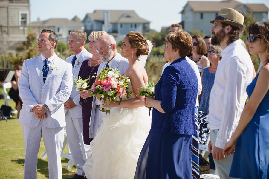 Jessica and Tom's Outer Banks wedding by Neil GT Photography Parents