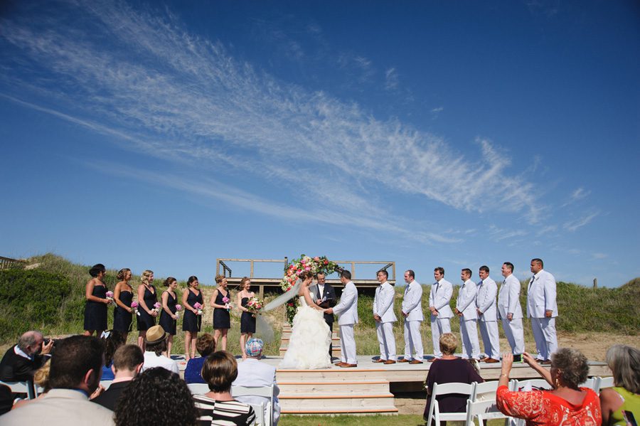Jessica and Tom's Outer Banks wedding by Neil GT Photography Ceremony