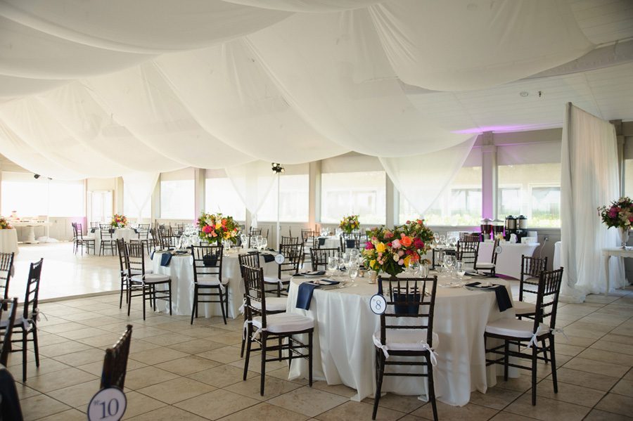 Jessica and Tom's Outer Banks wedding by Neil GT Photography Reception Decor