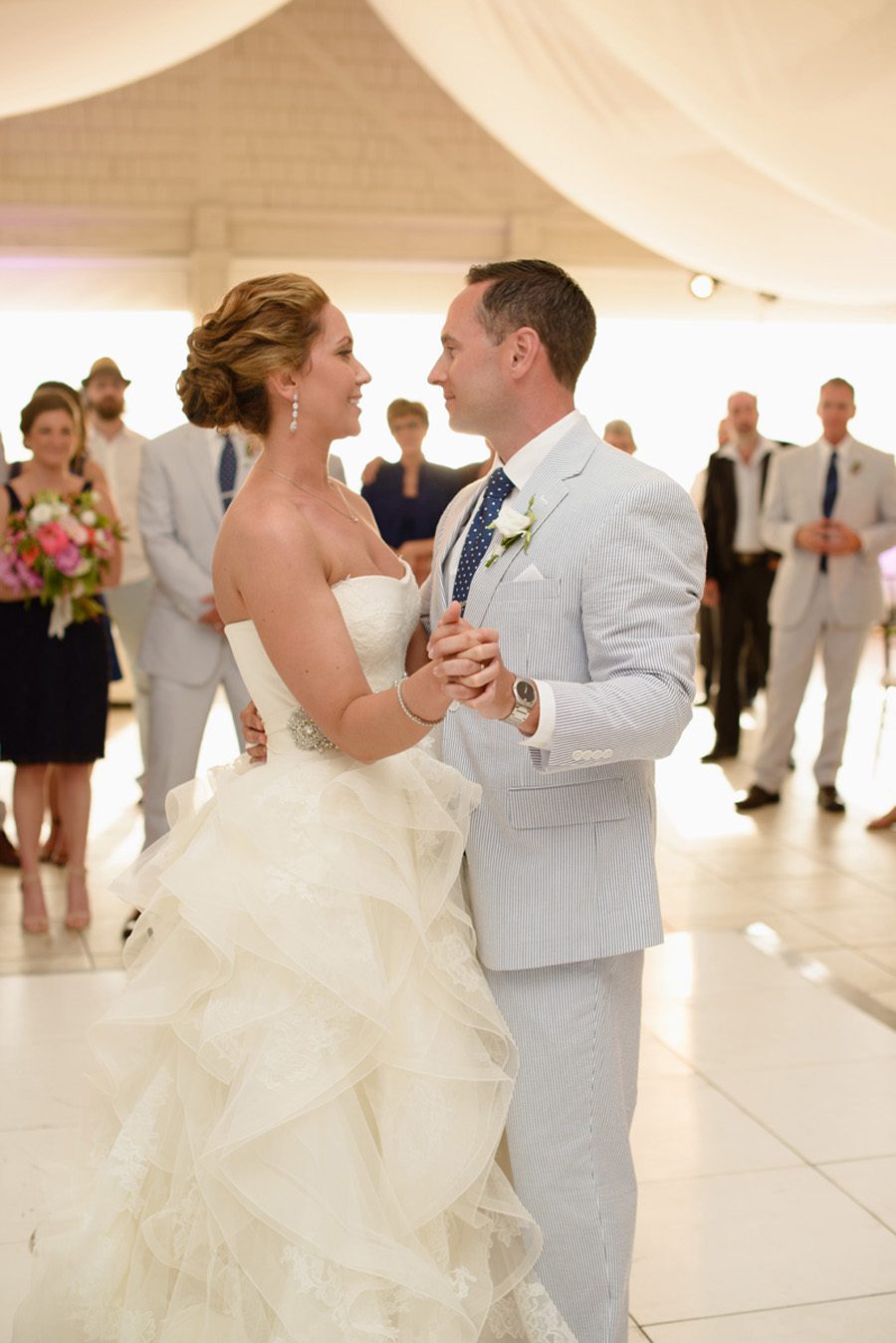 Jessica and Tom's Outer Banks wedding by Neil GT Photography First Dance