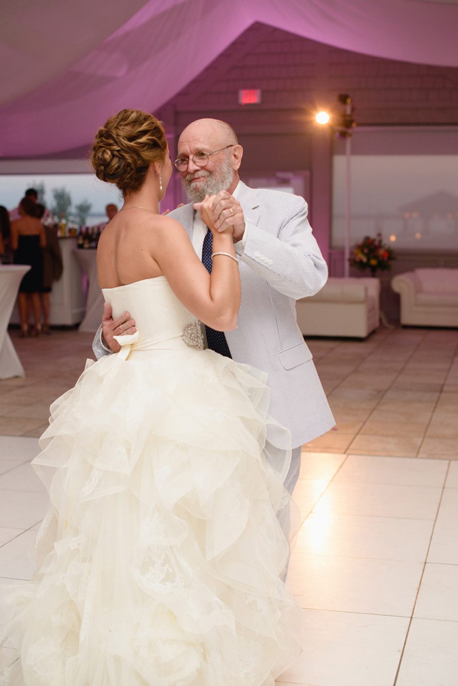 Jessica and Tom's Outer Banks wedding by Neil GT Photography Father Daughter Dance