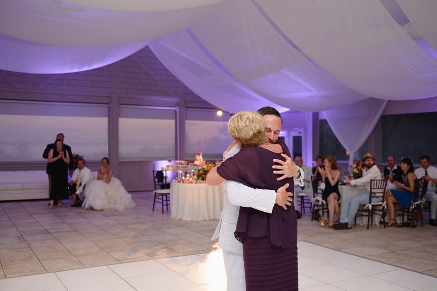 Jessica and Tom's Outer Banks wedding by Neil GT Photography Mother Son Dance