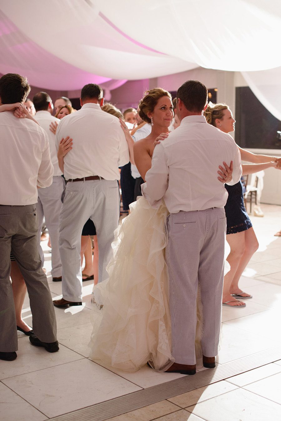 Jessica and Tom's Outer Banks wedding by Neil GT Photography Bride and Groom Dance