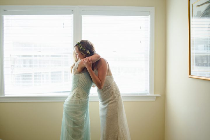 Outer Banks wedding at the Sanderling Resort in Duck, NC Bride and Mom