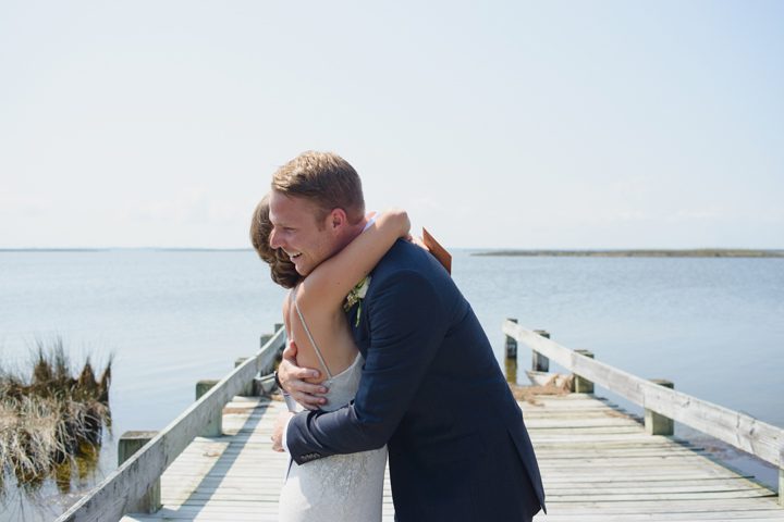 Outer Banks wedding at the Sanderling Resort in Duck, NC First Look