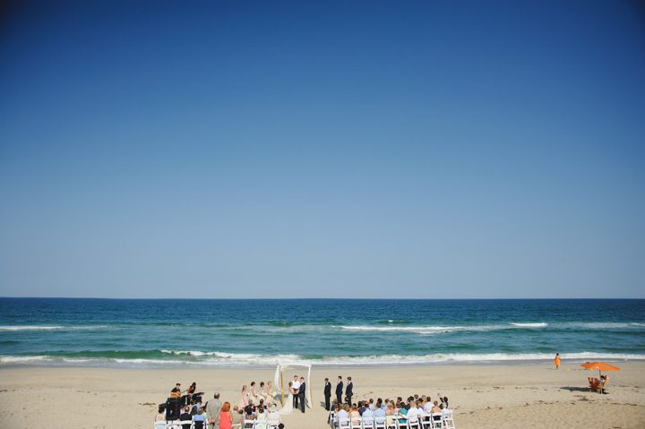 Outer Banks wedding at the Sanderling Resort in Duck, NC Oceanside Ceremony