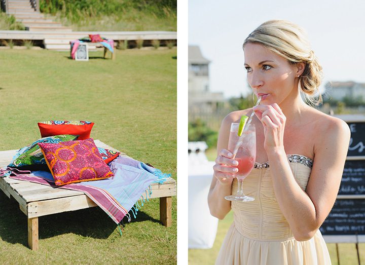 Outer Banks wedding at the Sanderling Resort in Duck, NC Specialty Drinks