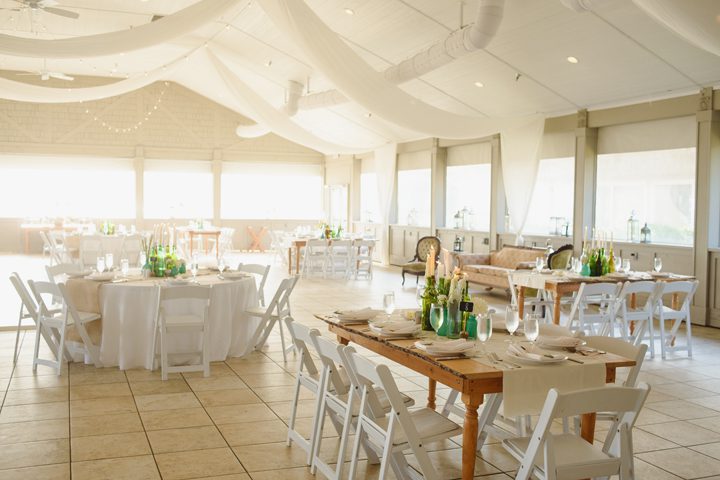 Outer Banks wedding at the Sanderling Resort in Duck, NC Table Settings Decor