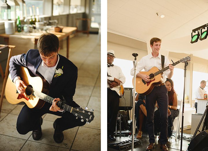 Outer Banks wedding at the Sanderling Resort in Duck, NC Reception Music Guitar
