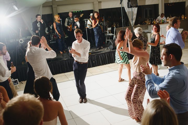 Outer Banks wedding at the Sanderling Resort in Duck, NC Dancing