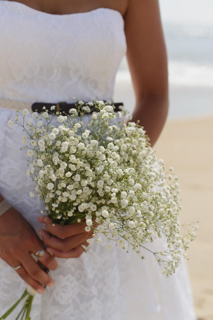 Morgan and Wesley Outer Banks Elopement Wedding by Neil GT Photography Flowers