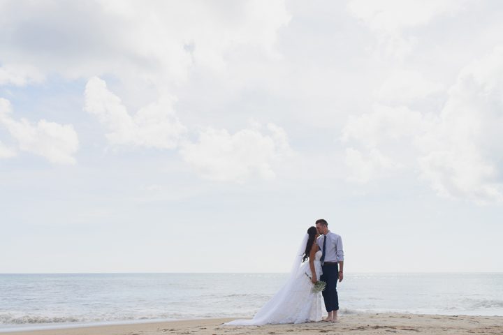 Morgan and Wesley Outer Banks Elopement Wedding by Neil GT Photography Wide Portraits