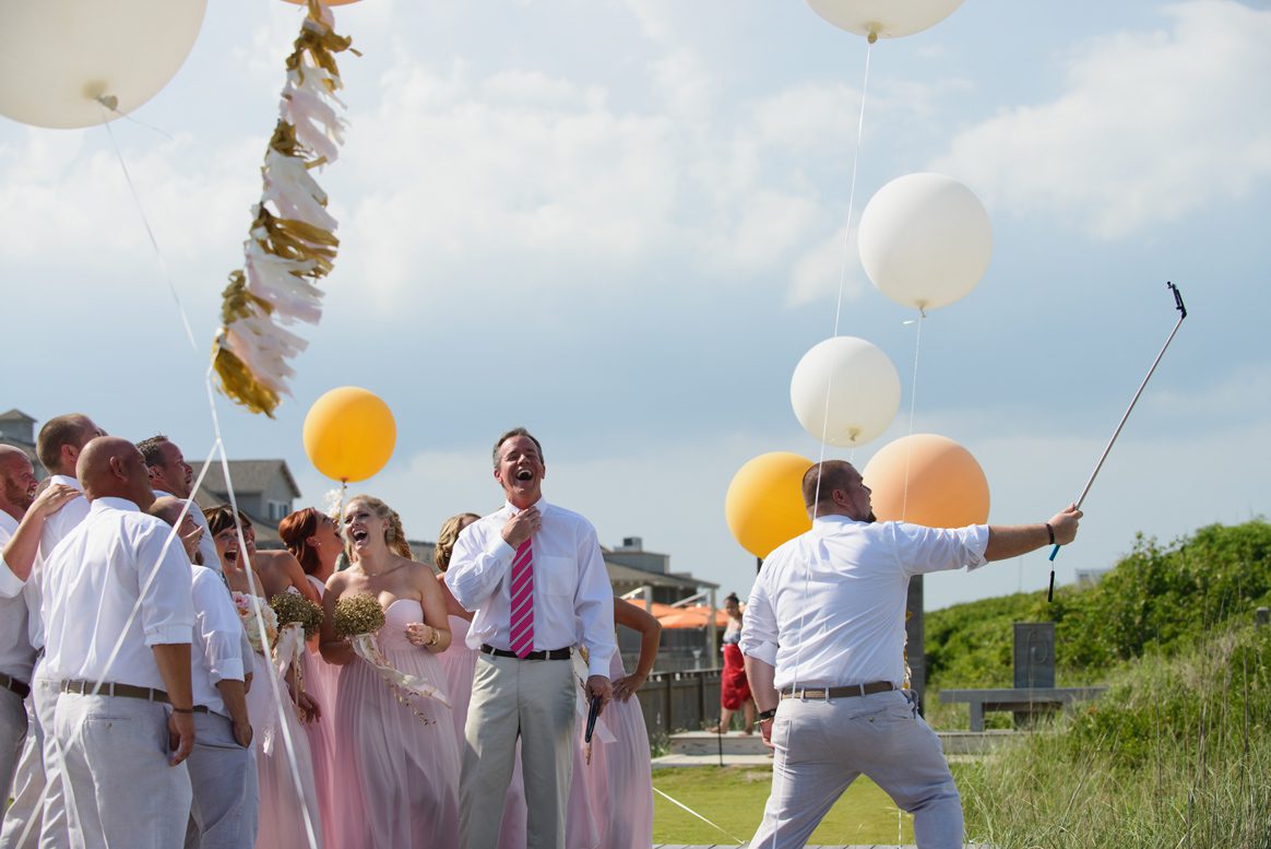 Neil GT Photography Outer Banks Wedding Photojournalist Selfie Stick