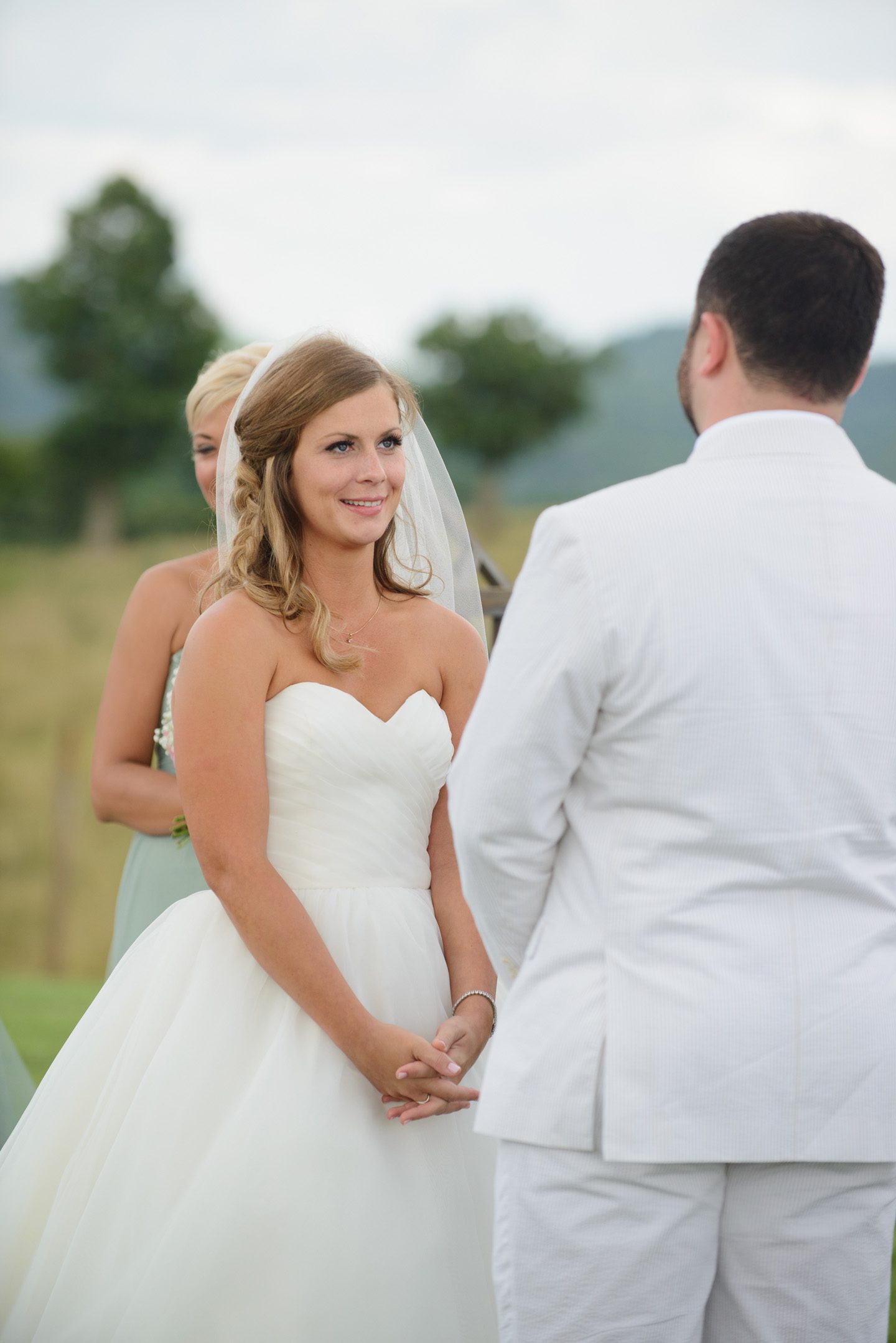 Kelly and Nathan by Neil GT Photography Sinkland Farms Christiansburg VA Wedding Ceremony Bride