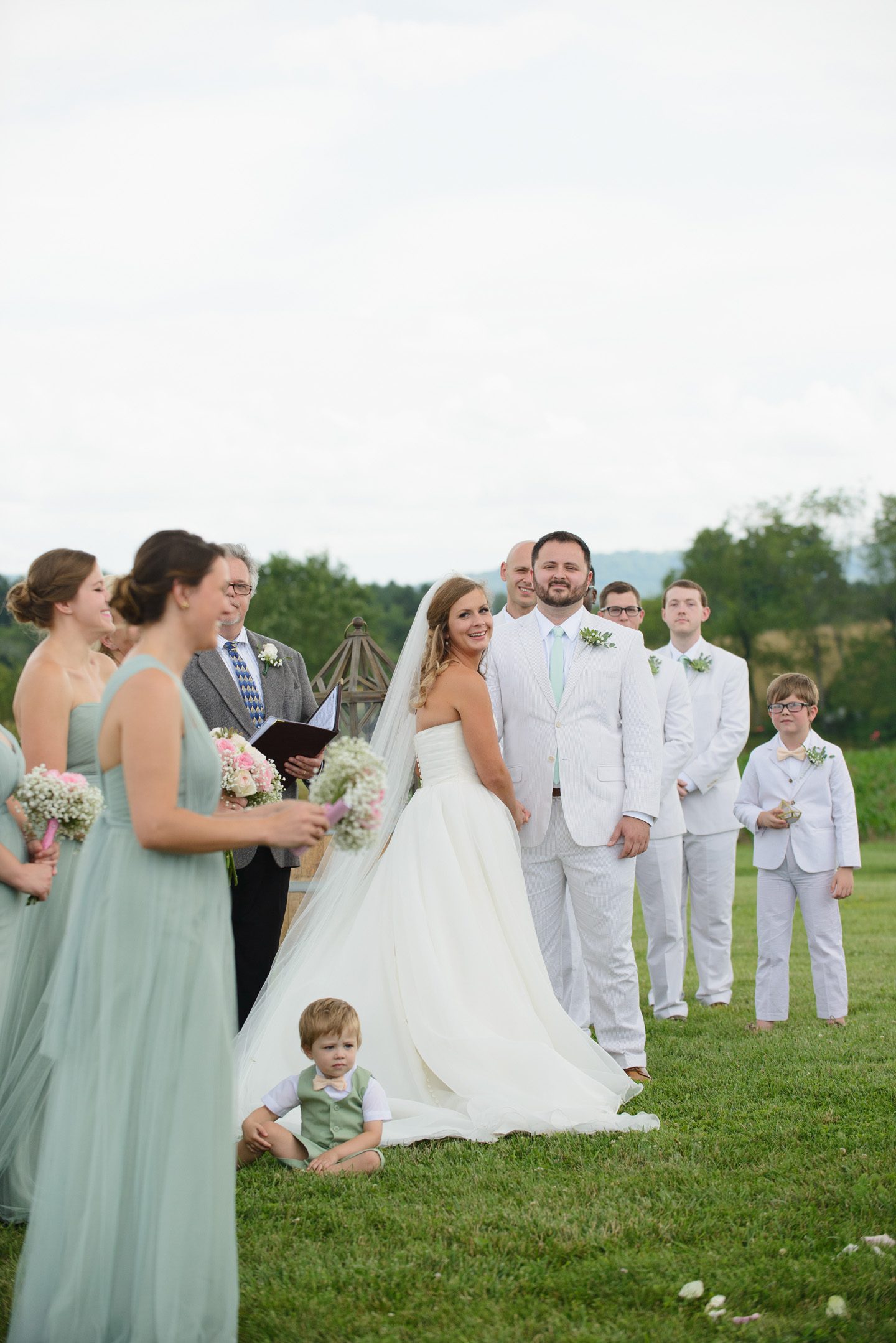 Kelly and Nathan by Neil GT Photography Sinkland Farms Christiansburg VA Wedding Ceremony Reading