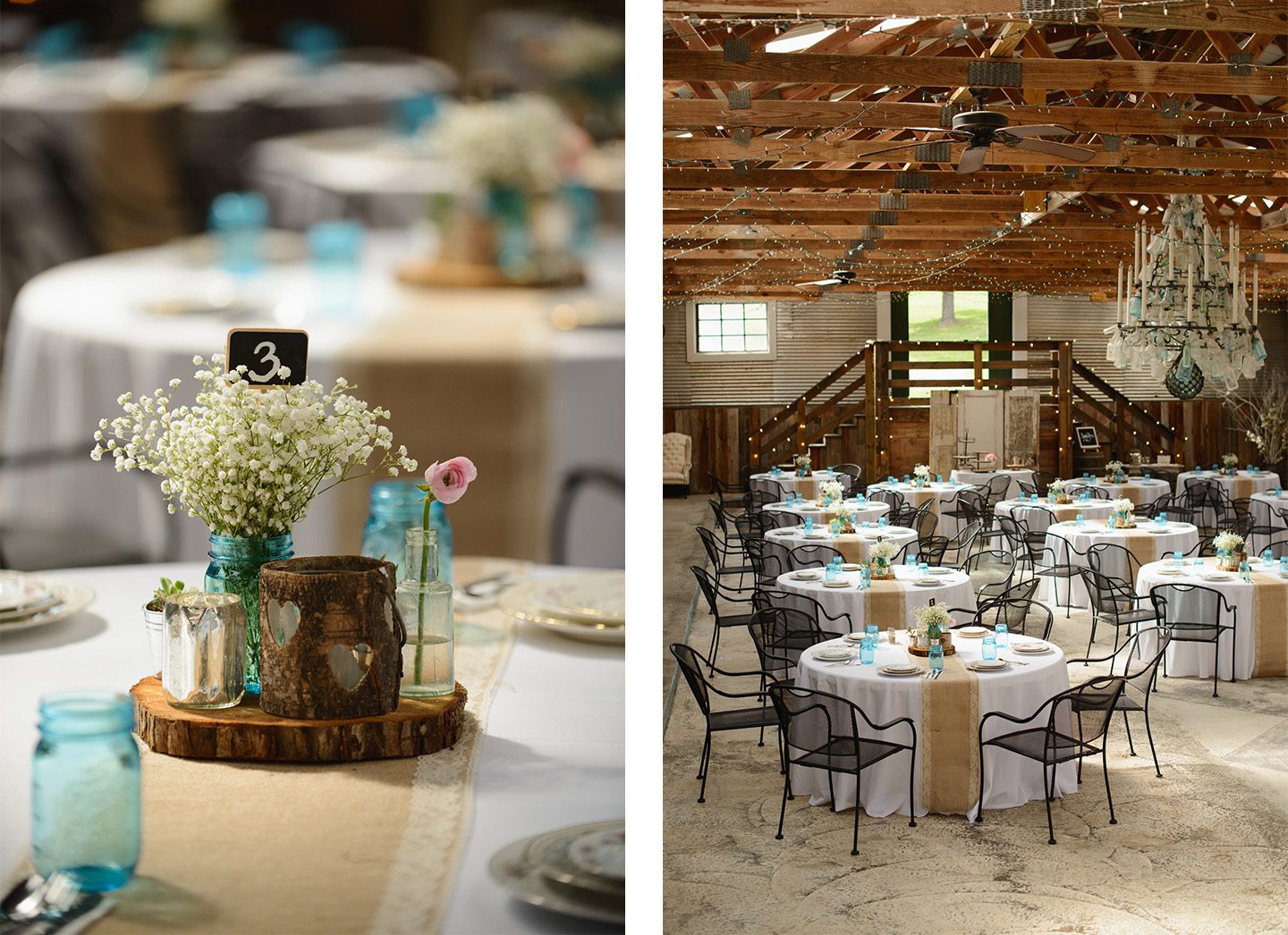 Kelly and Nathan by Neil GT Photography Sinkland Farms Christiansburg VA Wedding Tables Wide